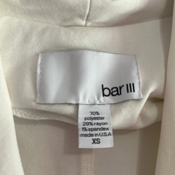 Bar III cream blazer size XS - Picture 2 of 5